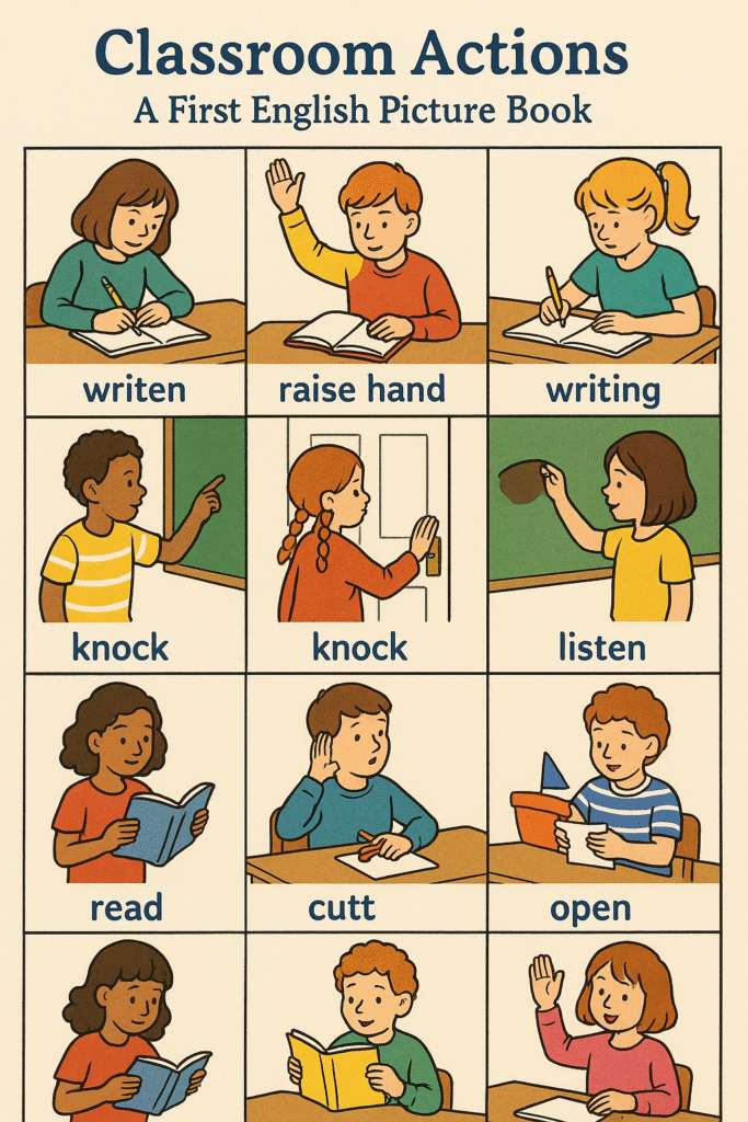 Classroom Actions A First English Picture Book